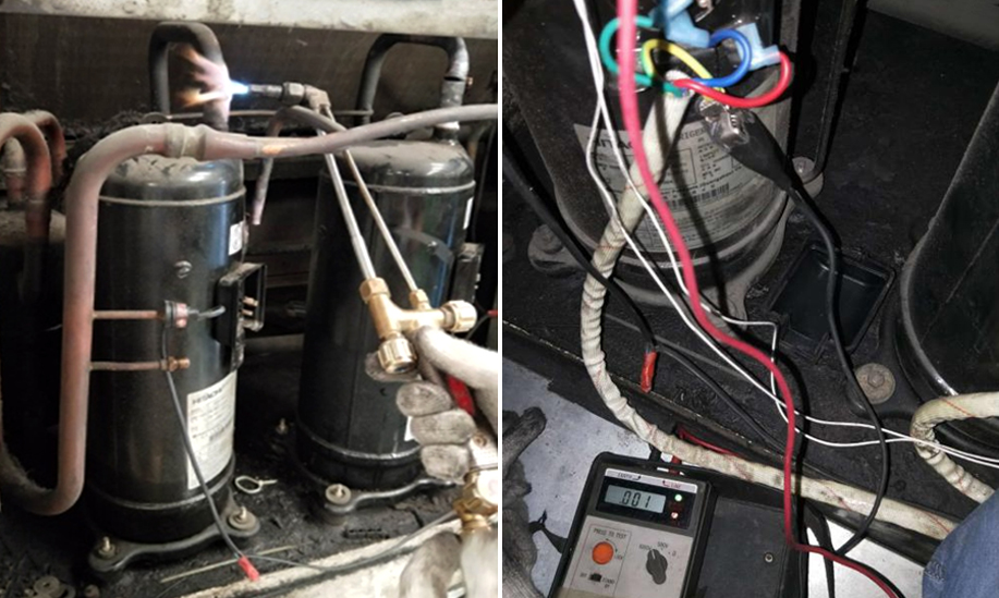 涡旋机维保案例